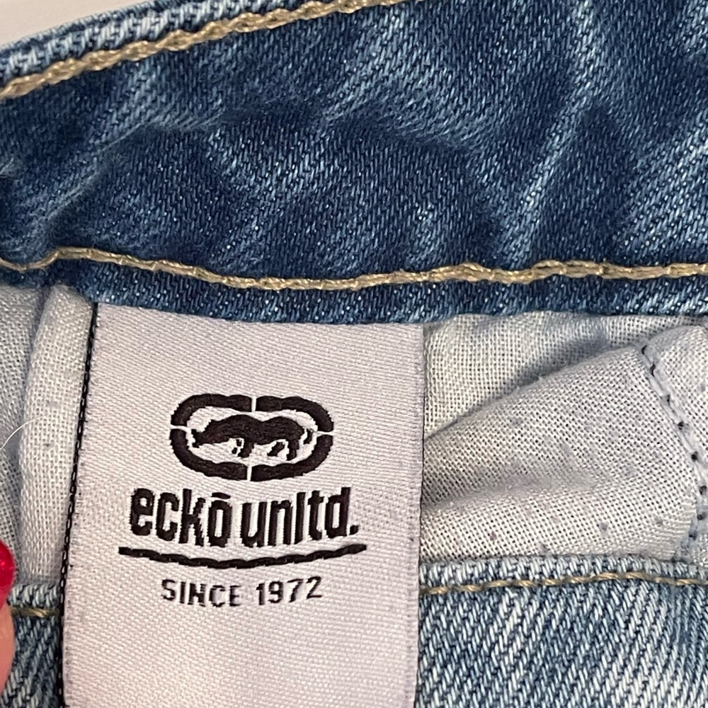 Ecko Unltd Athletic Jeans Men’s Size 34 X 30 Straight Leg Light Wash - Picture 10 of 10